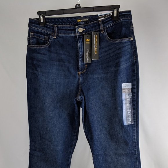 WOMEN’S INSTANTLY SLIMS LEE STRAIGHT LEG Jeans - Picture 4 of 10